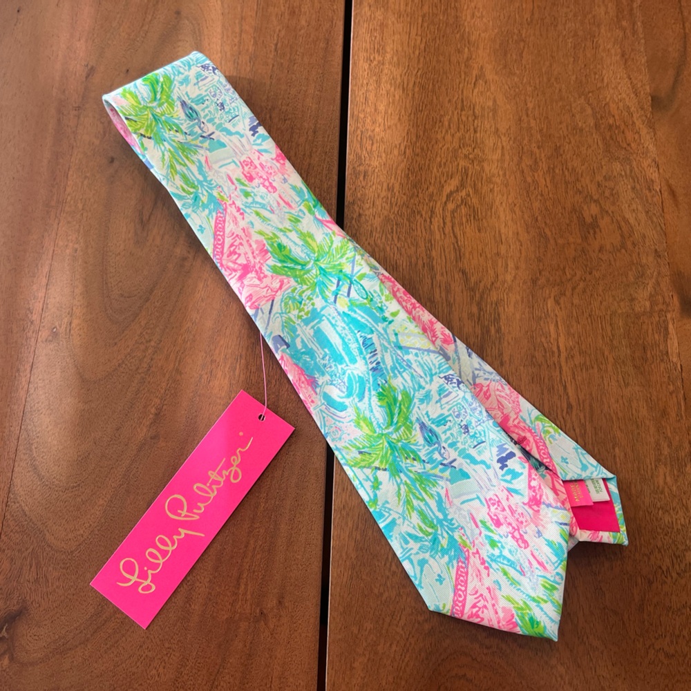 Lilly Pulitzer - men’s silk tie